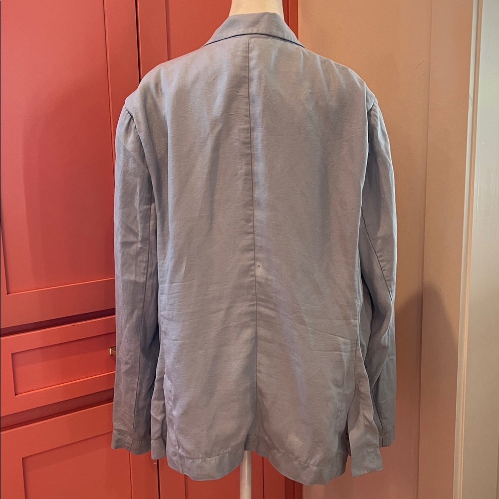 Rosetta Getty Blue Double Breasted Blazer - Picture 9 of 12